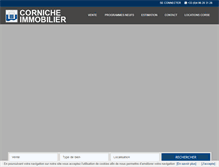 Tablet Screenshot of cornicheimmo.com